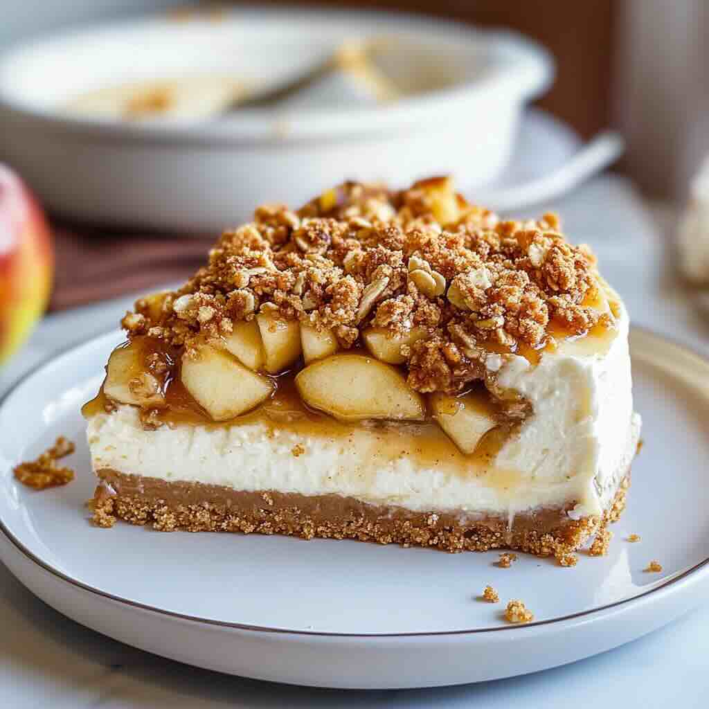 Apple Crisp Cheesecake recipe