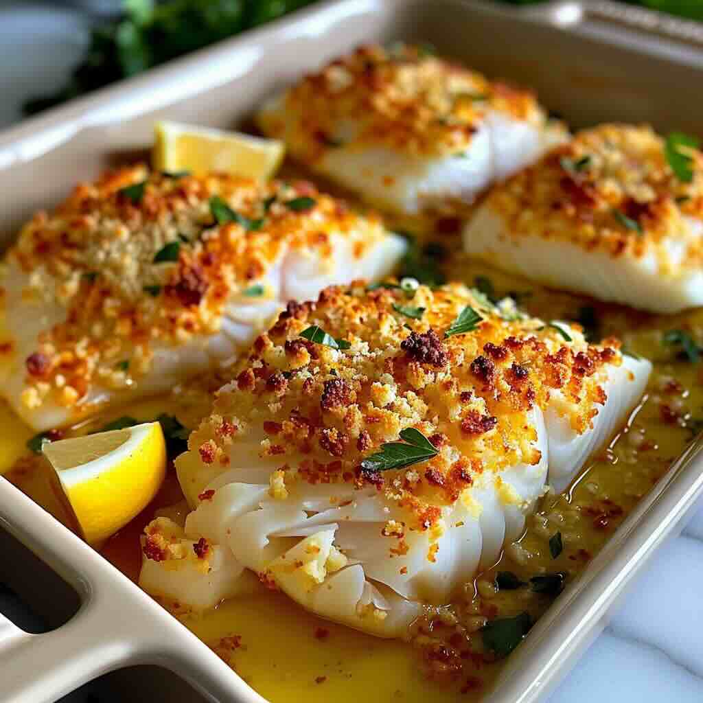 Parmesan Baked Cod