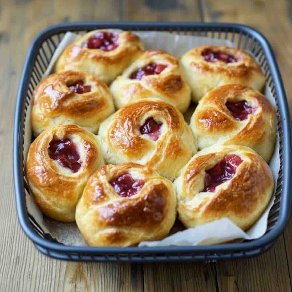 Rhubarb Buns