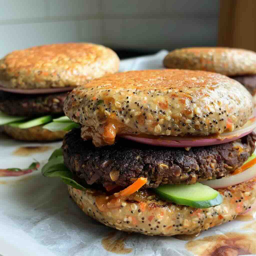 Rhubarb Burgers