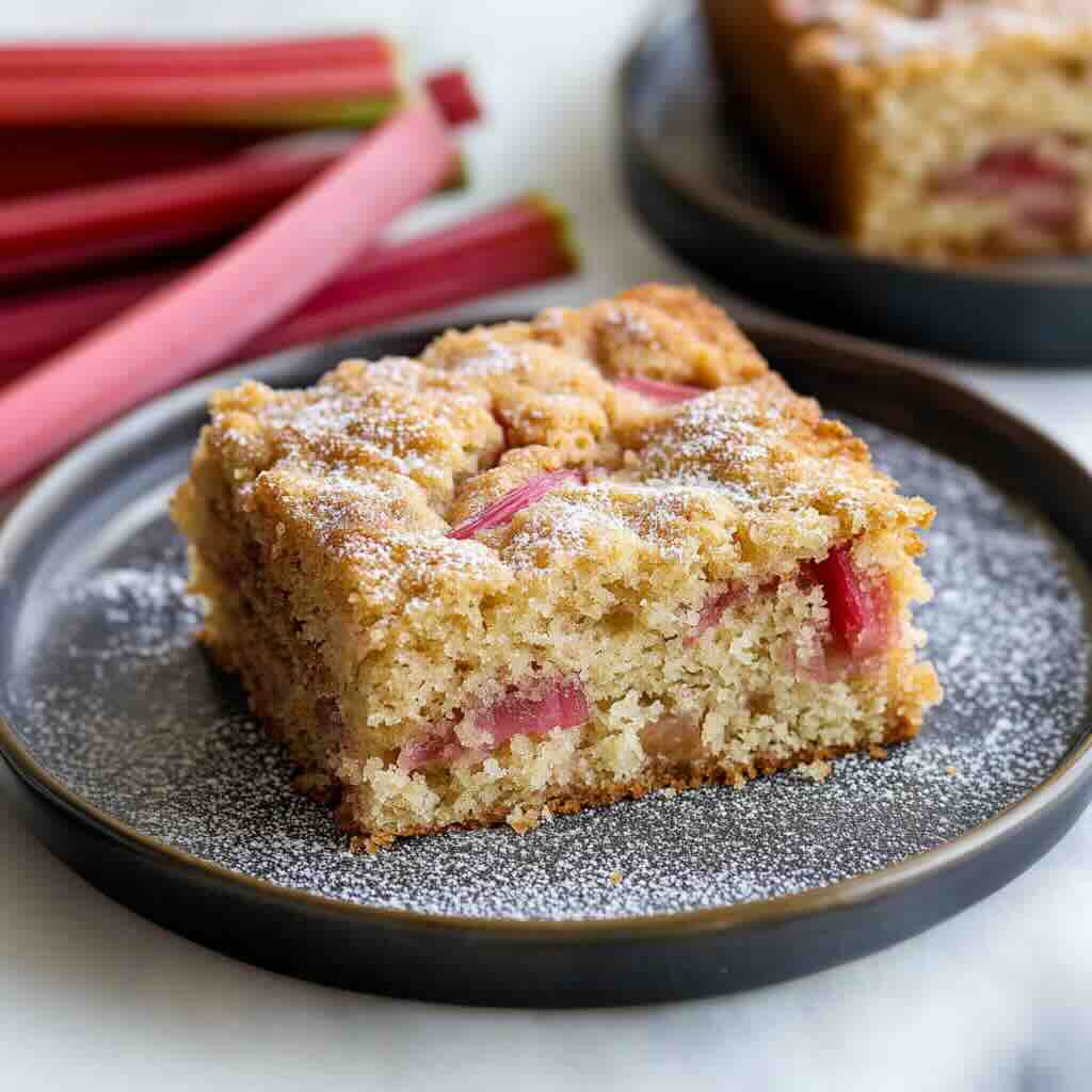 Rhubarb Coffee Cake