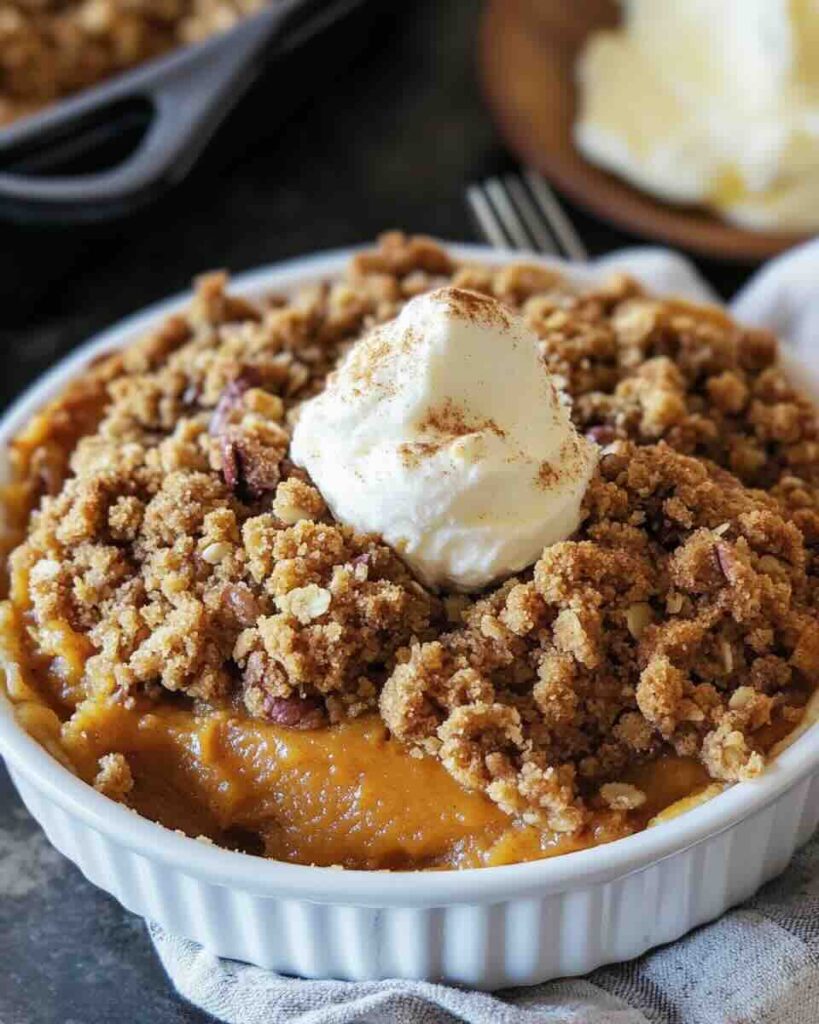 Pumpkin Pie Crisp