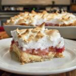 Rhubarb Meringue Bars