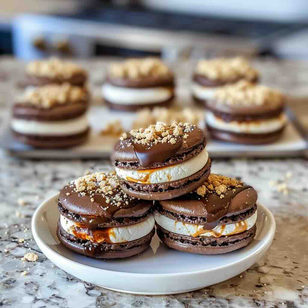 S'mores Macarons