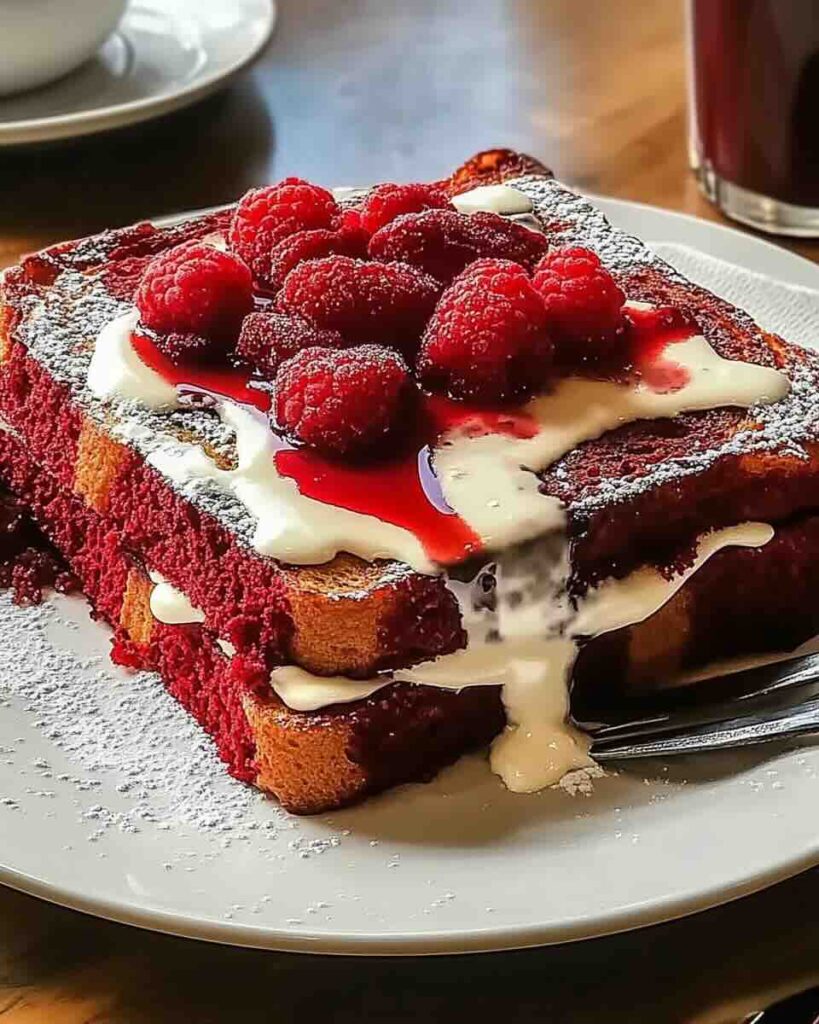 Red Velvet French Toast