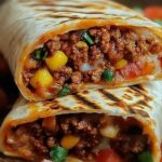 Sloppy Joe Grilled Burritos Recipe