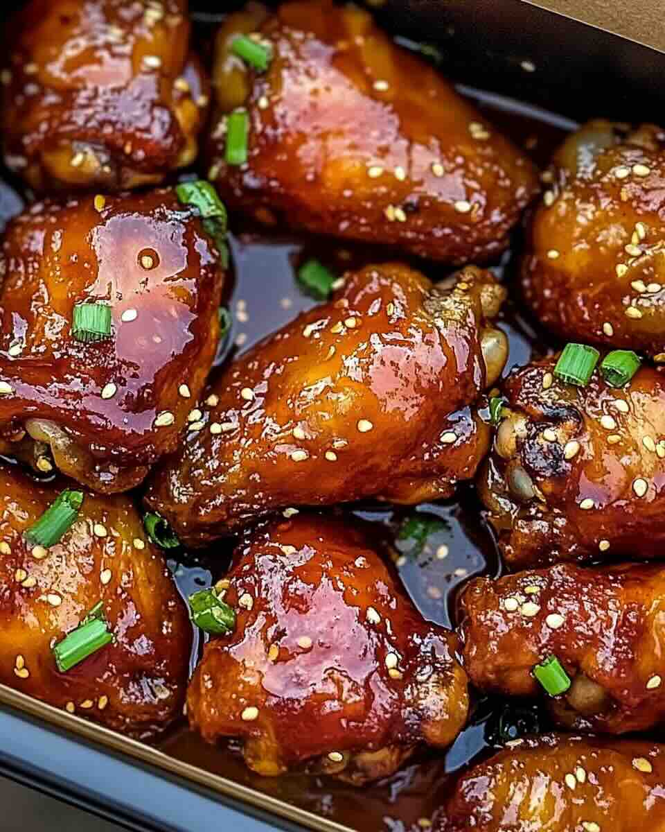 Sweet Honey Garlic Chicken Wings Recipe